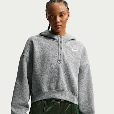 トップス Perverze 25AW CroppedHoodieKnit Top Gray Georgia 82 Super Cropped Tee - Heather Grey | Fashion Nova